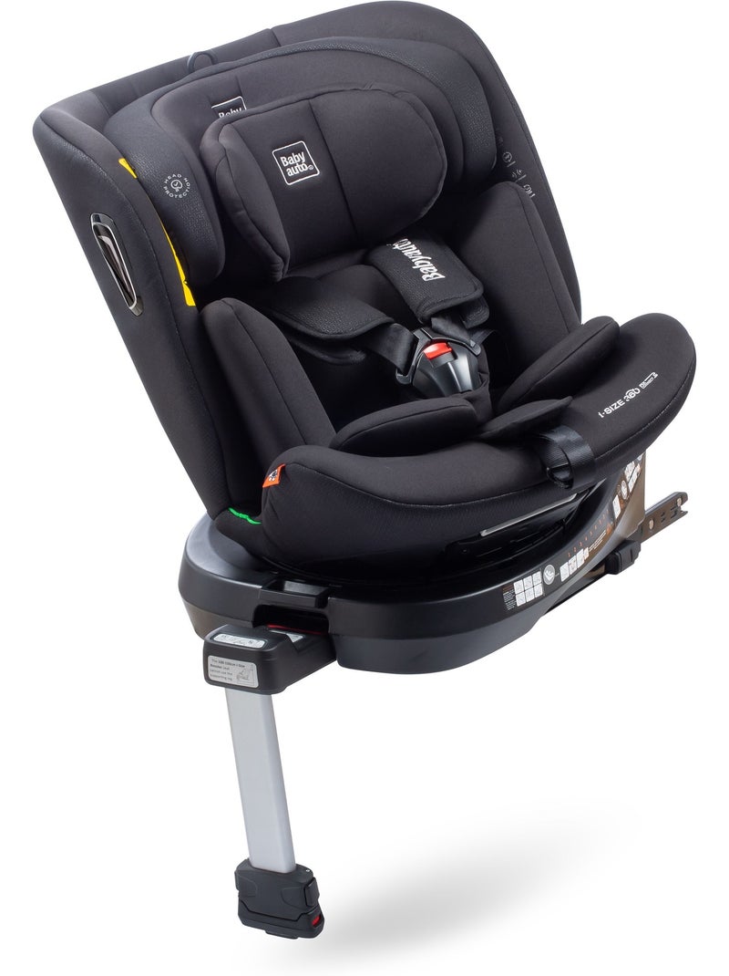 Siège auto pivotant 360° i-size 40-150 cm groupe 0/1/2/3 isofix - aitana - babyauto Noir - Kiabi