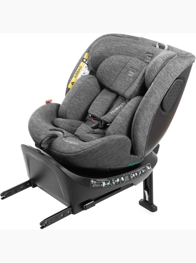 Siège auto pivotant 360° i-size 40-150 cm groupe 0/1/2/3 isofix - core - babyauto Gris - Kiabi