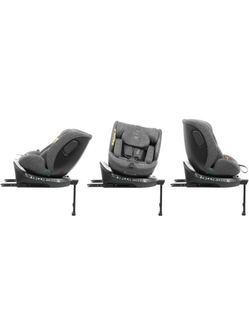 Siège auto pivotant 360° i-size 40-150 cm groupe 0/1/2/3 isofix - core - babyauto Gris - Kiabi
