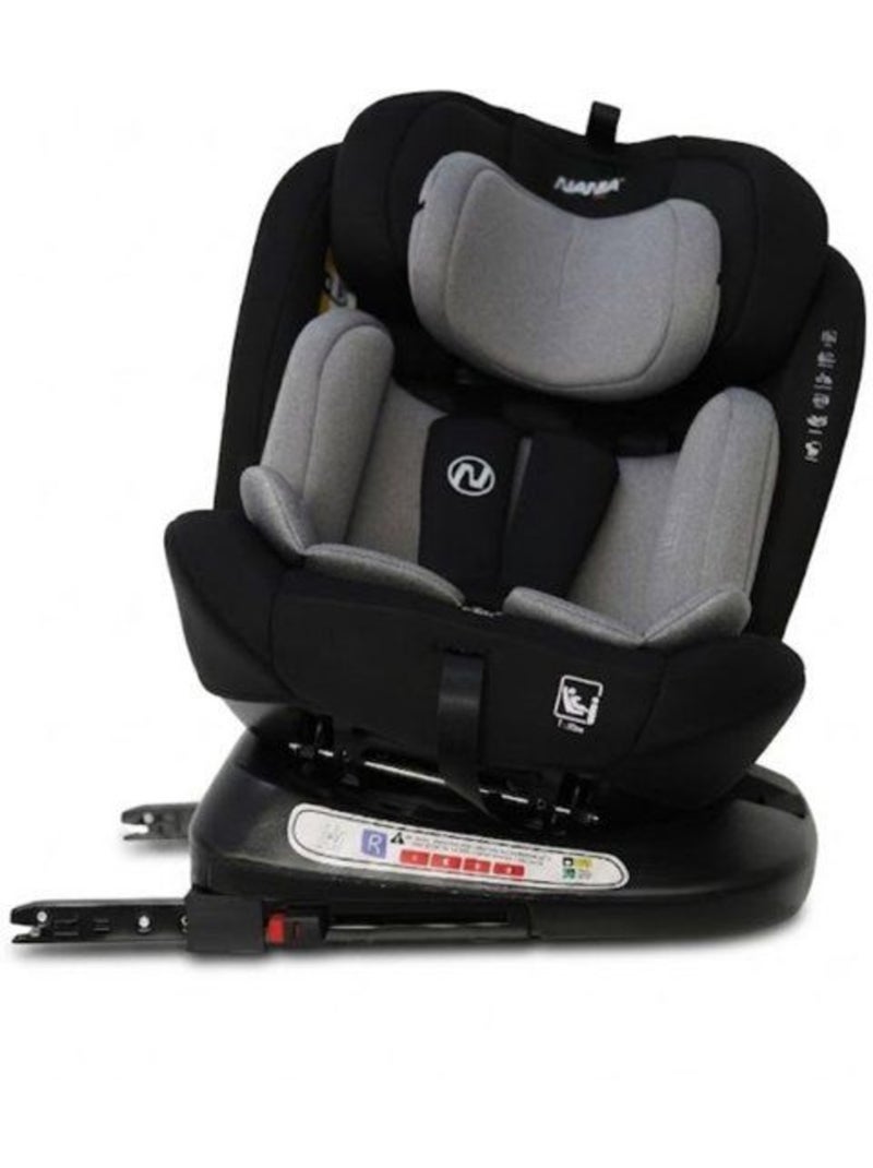 Siège auto pivotant 360° i-size 40-150 cm groupe 0/1/2/3 isofix avec réducteur - como - nania Noir - Kiabi