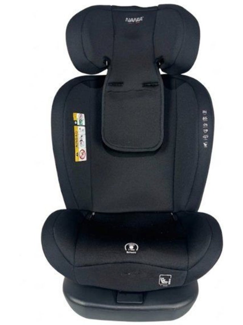 Siège auto pivotant 360° i-size 40-150 cm groupe 0/1/2/3 isofix avec réducteur - como - nania Noir - Kiabi