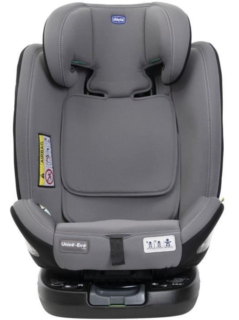 Siège auto pivotant 360° i-size 40-150 cm groupe 0/1/2/3 isofix avec réducteur - unico evo - chicco Gris Noir - Kiabi