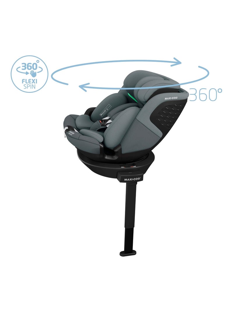Siège auto pivotant Emerald 360 S, Evolutif, i-Size Gris - Kiabi