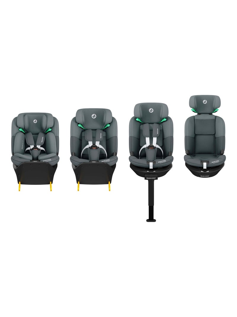 Siège auto pivotant Emerald 360 S, Evolutif, i-Size Gris - Kiabi