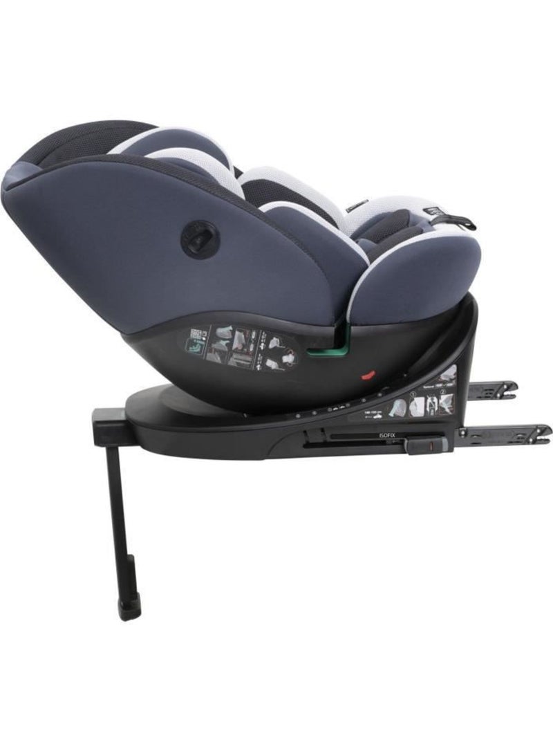 Siège auto pivotant i-size 40-150 cm groupe 0/1/2/3 avec réducteur - everone - chicco Argent - Kiabi