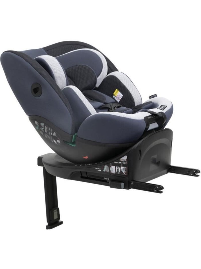 Siège auto pivotant i-size 40-150 cm groupe 0/1/2/3 avec réducteur - everone - chicco Argent - Kiabi