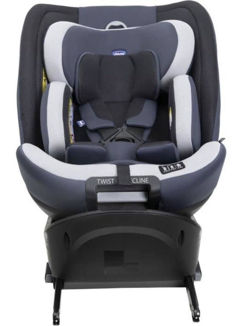Siège auto pivotant i-size 40-150 cm groupe 0/1/2/3 avec réducteur - everone - chicco Argent - Kiabi