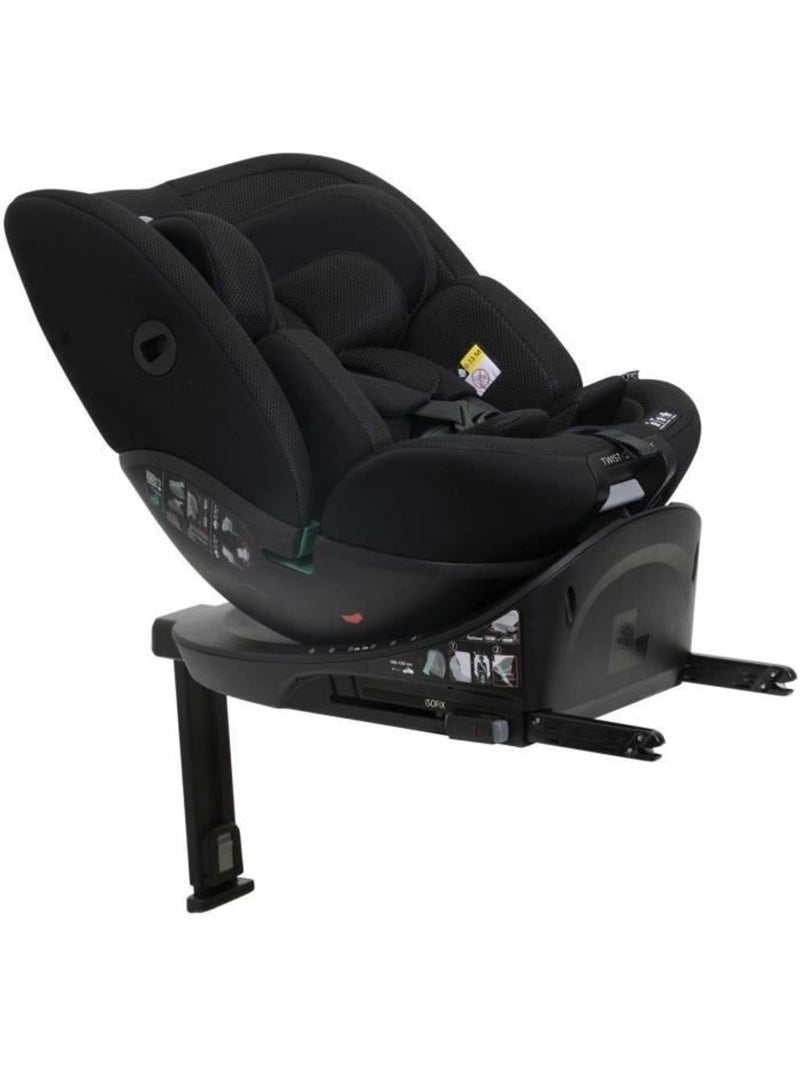 Siège auto pivotant i-size 40-150 cm groupe 0/1/2/3 avec réducteur - everone - chicco Noir - Kiabi