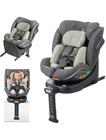 Siège auto pivotant i-size 40-150 cm groupe 0/1/2/3 jambe de force - scudda - babyauto