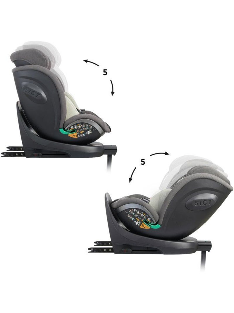 Siège auto pivotant i-size 40-150 cm groupe 0/1/2/3 jambe de force - scudda - babyauto Vert olive - Kiabi