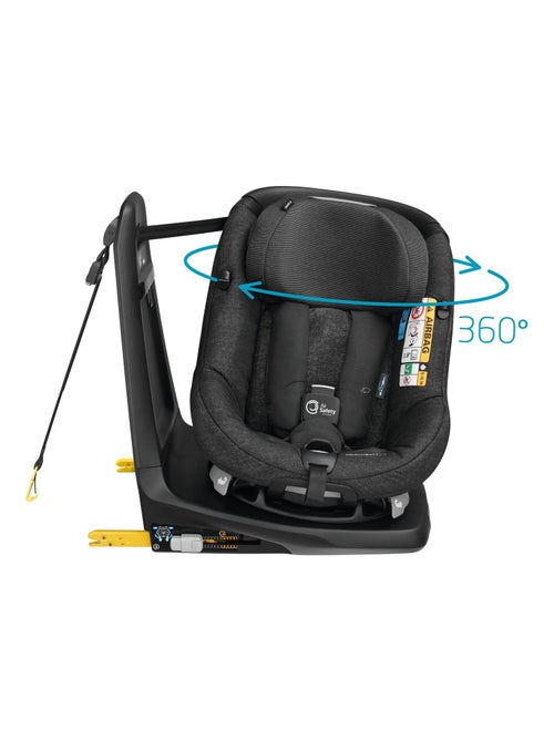 Siège auto pivotant Isofix avec airbags AxissFix Air, Authentic Black - Kiabi