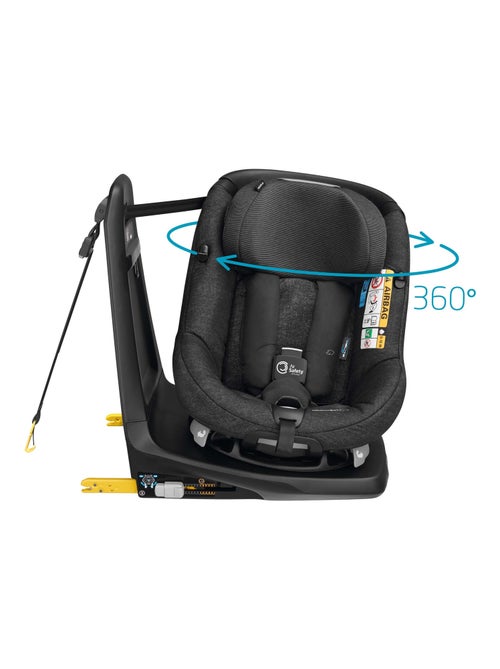 Siège auto pivotant Isofix avec airbags AxissFix Air, Nomad Black - Kiabi