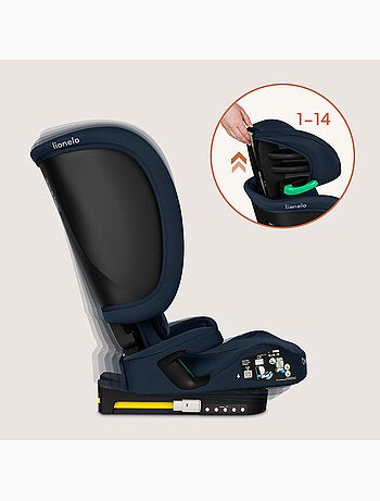 Siège auto pliable LIONELO Orin i-Size - ISOFIX - 100-150 cm - Léger - Groupe 2/3