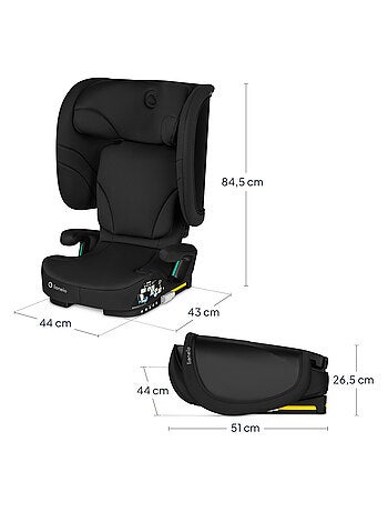 Siège auto pliable LIONELO Orin i-Size - ISOFIX - 100-150 cm - Léger - Groupe 2/3