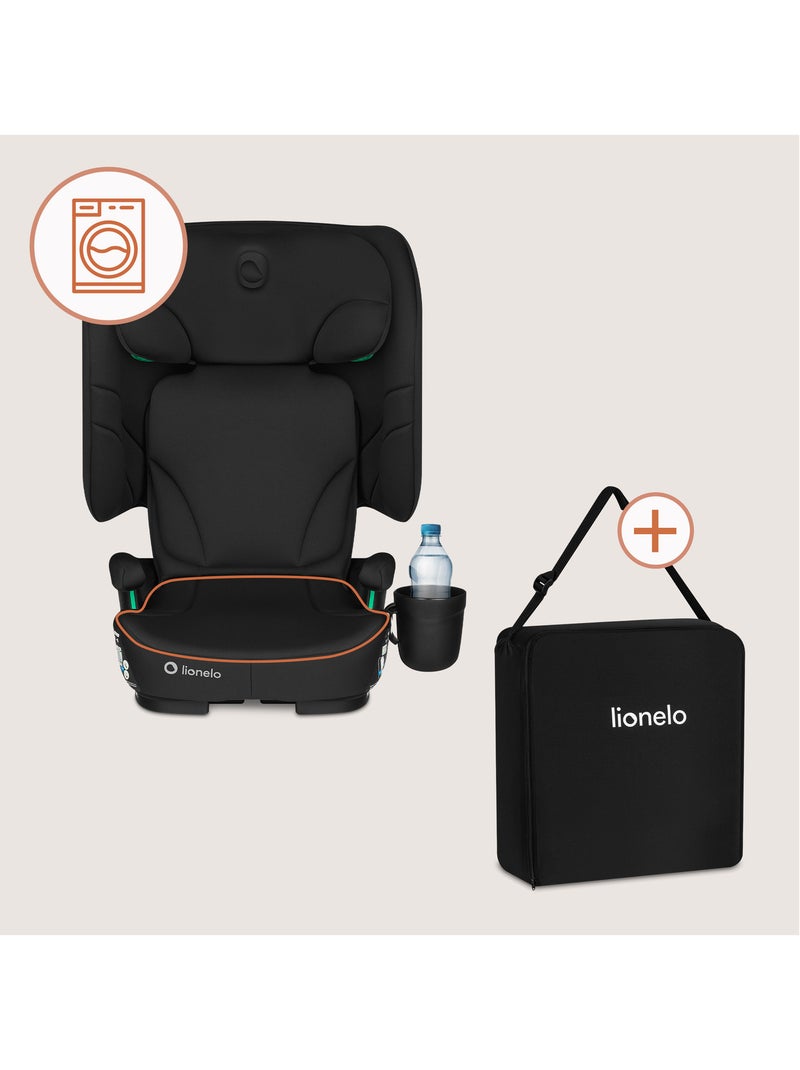Siège auto pliable LIONELO Orin i-Size - ISOFIX - 100-150 cm - Léger - Groupe 2/3 Noir - Kiabi