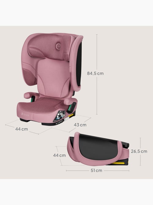Siège auto pliable lionelo orin i-size - isofix - 100-150 cm - léger - groupe 2/3 - Kiabi