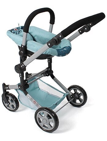Siège auto pour poupée avec adaptateur - Étoile turquoise