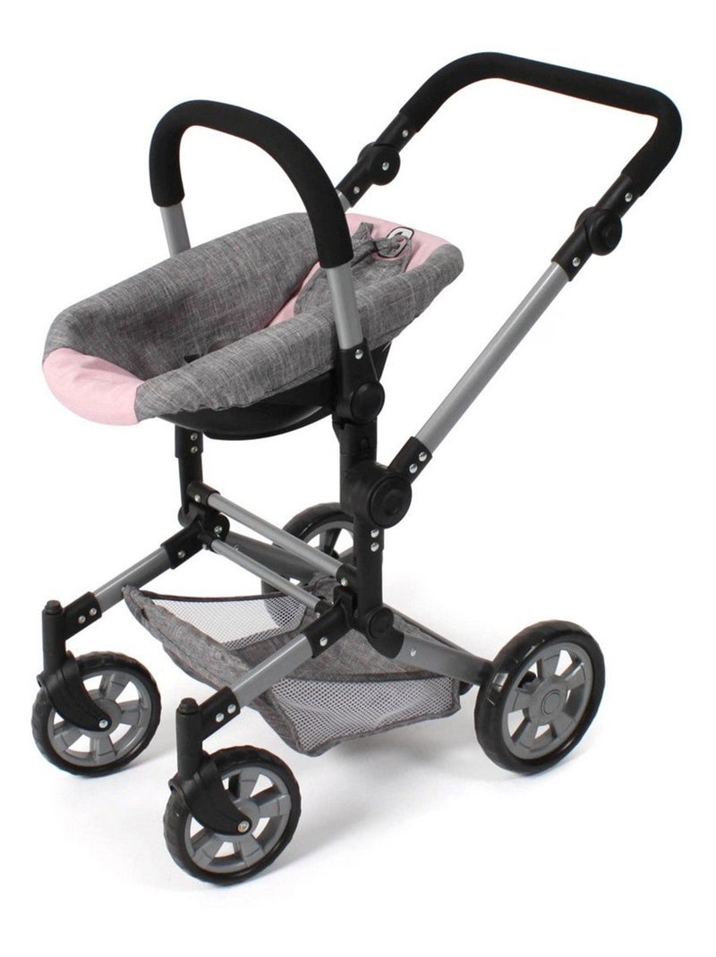 Siège auto pour poupée avec adaptateur - Gris-rose Gris Rose - Kiabi