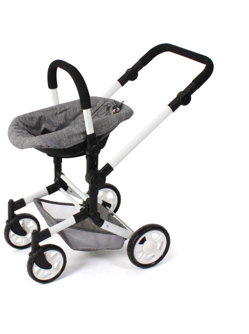 Siège auto pour poupée avec adaptateur Jeans gris - Kiabi