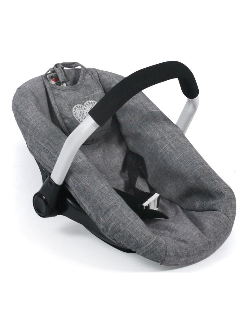 Siège auto pour poupées - Coloris 76 Jeans Grey Gris - Kiabi
