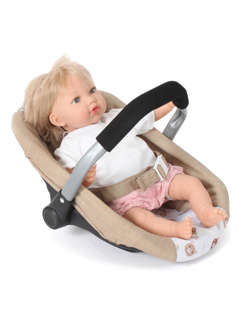 Siège auto pour poupées avec oursons Beige - Kiabi