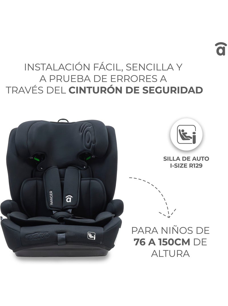 Siège auto Ranger Asalvo Noir - Kiabi