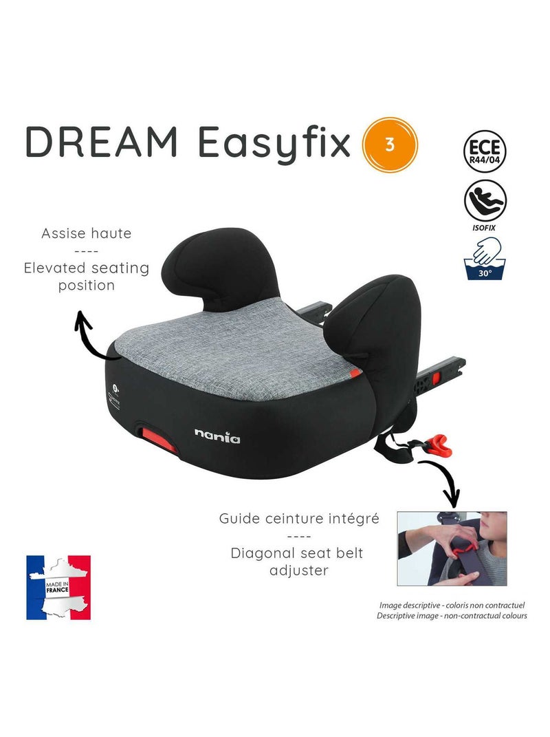 Siège Auto Rehausseur Bas Dream Easyfix Groupe 3 (22-36kg) - Marvel Iron Man Noir - Kiabi