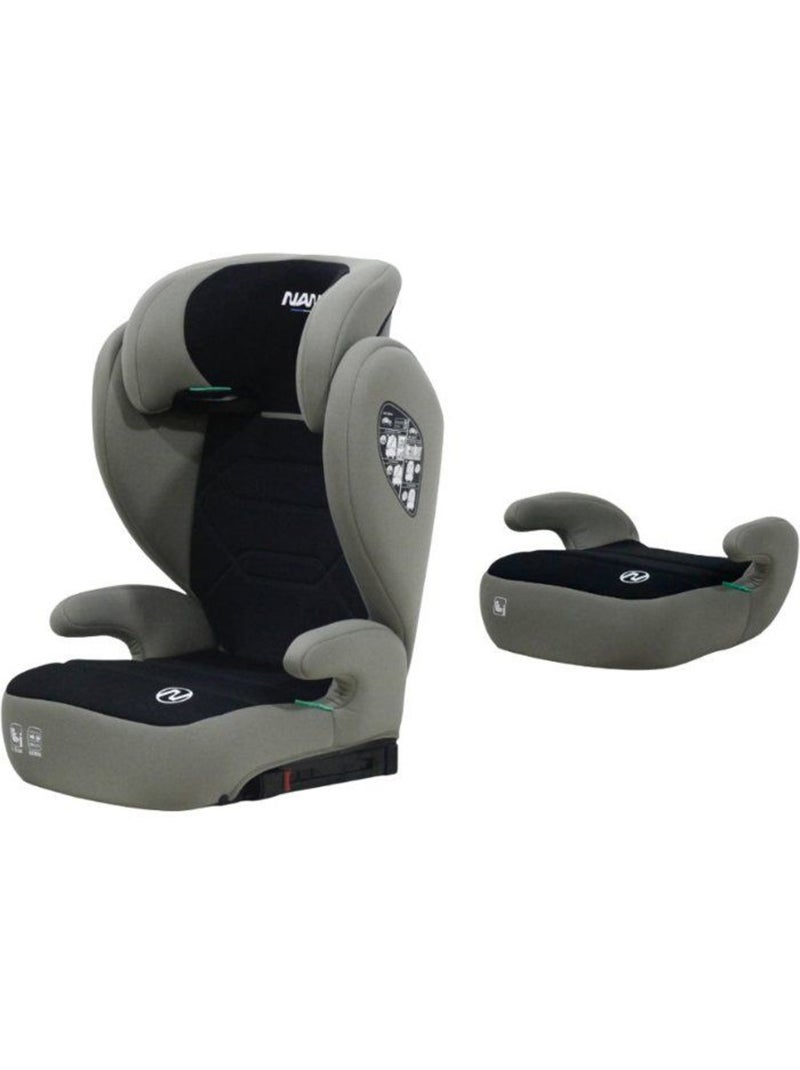 Siège auto rehausseur i-size 100-150 cm groupe 2/3 ceinturé - belem - nania Noir - Kiabi