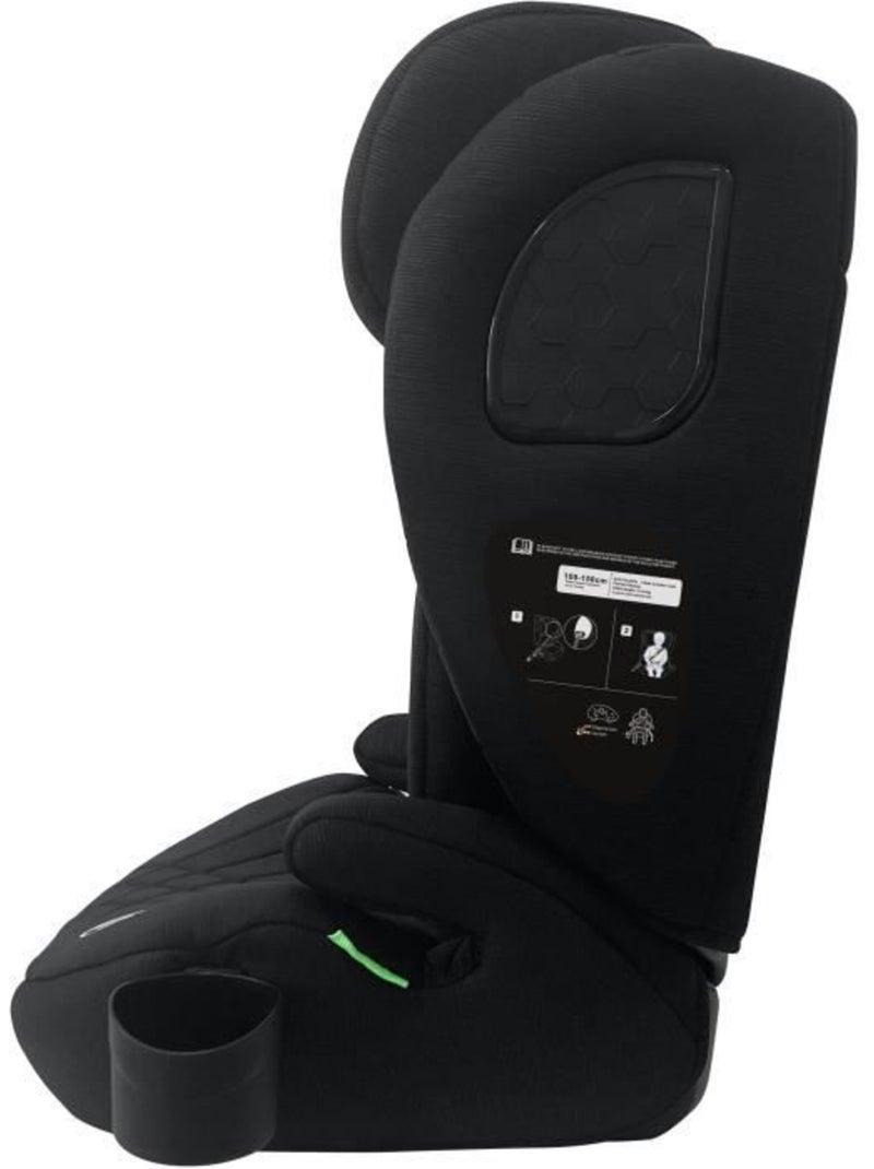 Siège auto rehausseur i-size 100-150 cm groupe 2/3 ceinturé - sienna - nania Noir - Kiabi