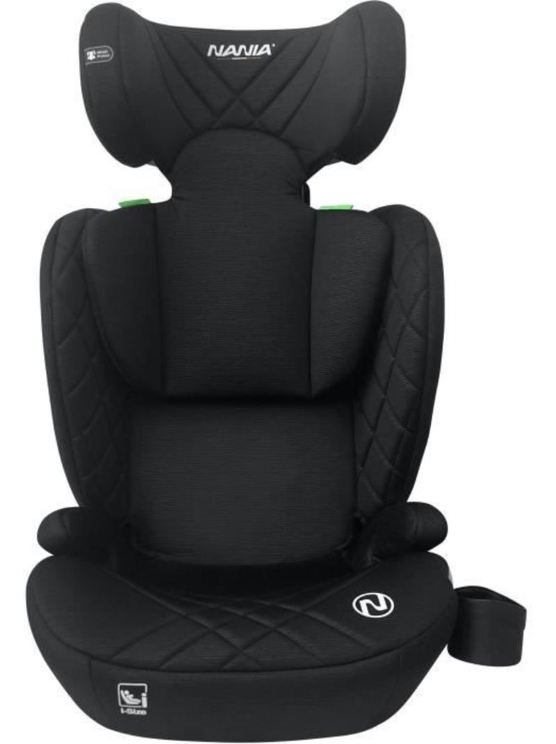 Siège auto rehausseur i-size 100-150 cm groupe 2/3 ceinturé - sienna - nania Noir - Kiabi