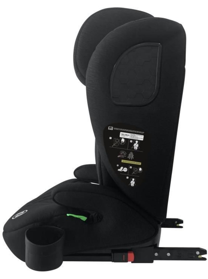 Siège auto rehausseur i-size 100-150 cm groupe 2/3 isofix - bari - nania Noir - Kiabi