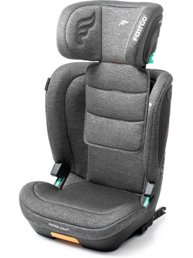 Siège auto rehausseur i-size 100-150 cm groupe 2/3 isofix - colosso - babyauto Gris - Kiabi