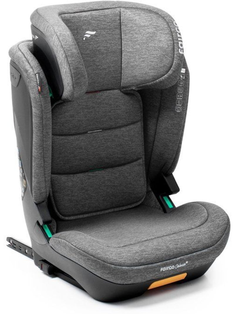 Siège auto rehausseur i-size 100-150 cm groupe 2/3 isofix - colosso - babyauto Gris - Kiabi