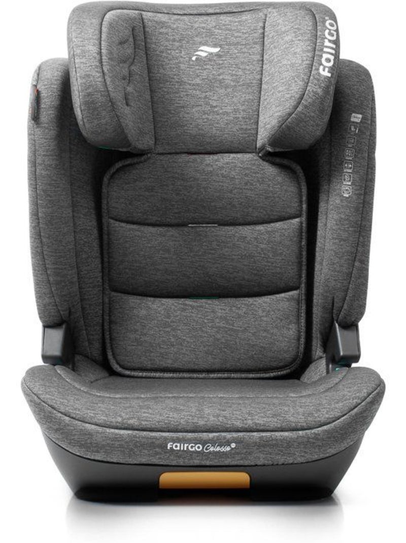 Siège auto rehausseur i-size 100-150 cm groupe 2/3 isofix - colosso - babyauto Gris - Kiabi