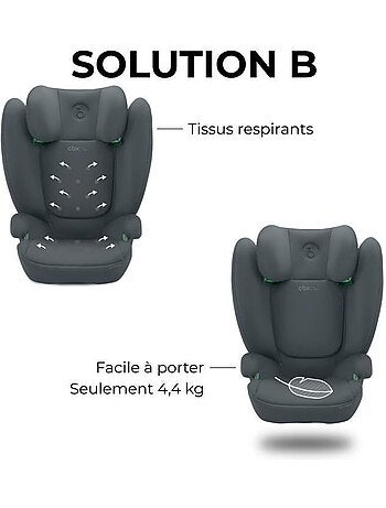 Siège auto rehausseur i-size 100-150 cm groupe 2/3 isofix - solution b i-fix - cbx by cybex