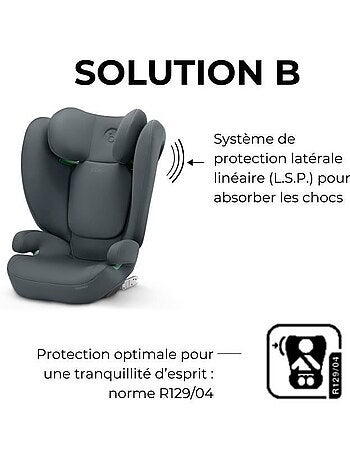 Siège auto rehausseur i-size 100-150 cm groupe 2/3 isofix - solution b i-fix - cbx by cybex
