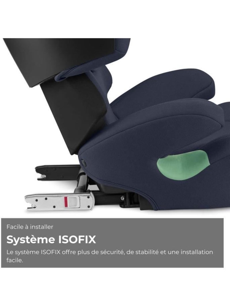 Siège auto rehausseur i-size 100-150 cm groupe 2/3 isofix - solution x i-fix - cbx by cybex Bleu - Kiabi