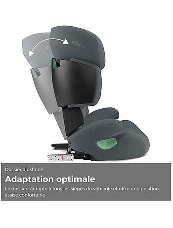 Siège auto rehausseur i-size 100-150 cm groupe 2/3 isofix - solution x i-fix - cbx by cybex