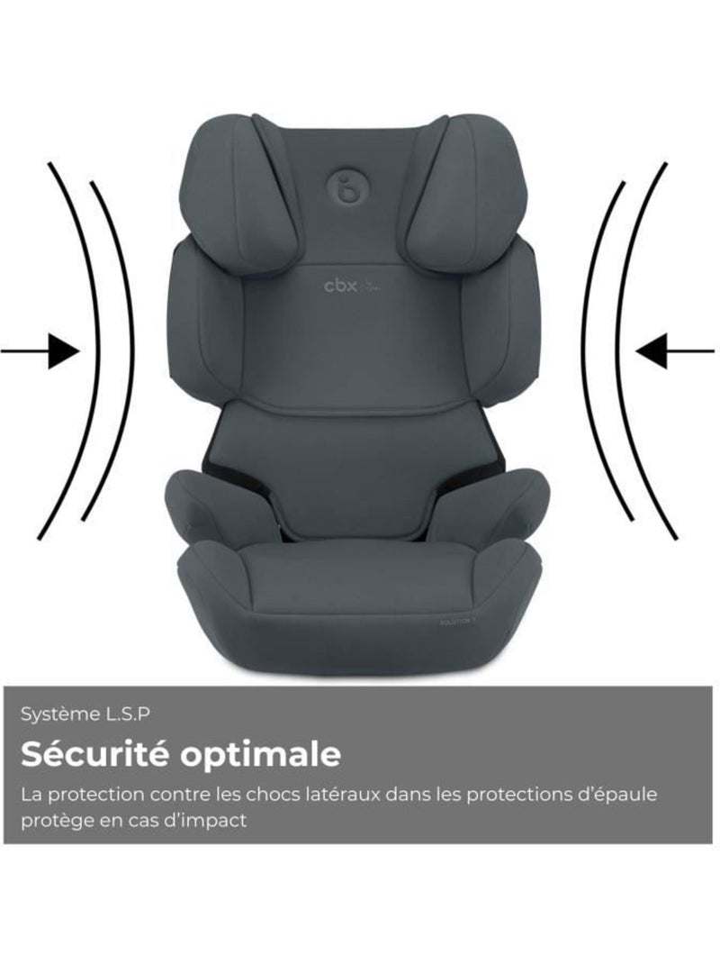 Siège auto rehausseur i-size 100-150 cm groupe 2/3 isofix - solution x i-fix - cbx by cybex Gris - Kiabi