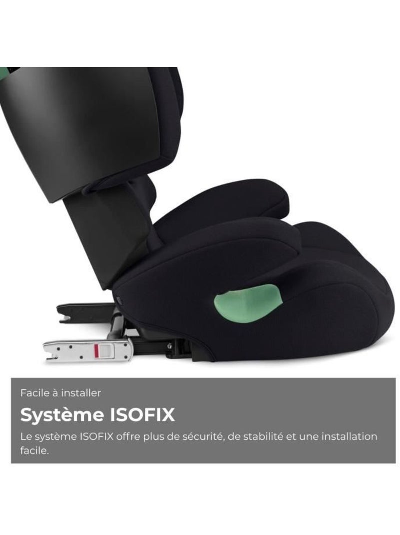 Siège auto rehausseur i-size 100-150 cm groupe 2/3 isofix - solution x i-fix - cbx by cybex Noir - Kiabi