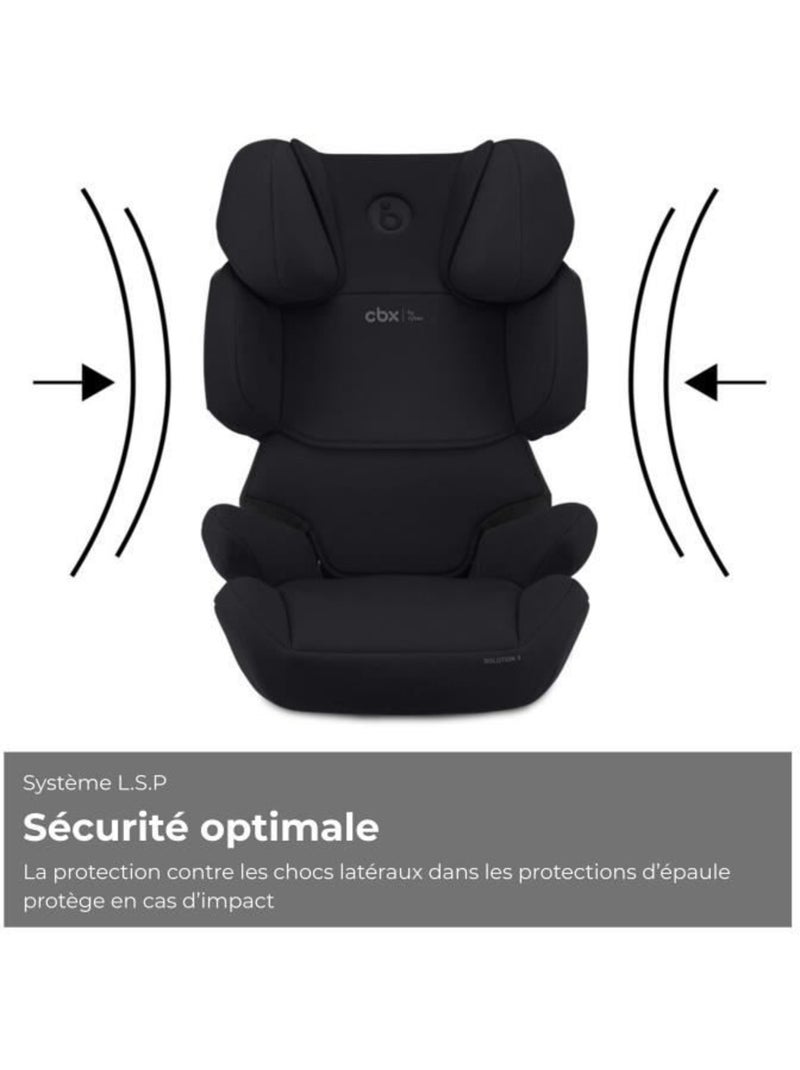 Siège auto rehausseur i-size 100-150 cm groupe 2/3 isofix - solution x i-fix - cbx by cybex Noir - Kiabi
