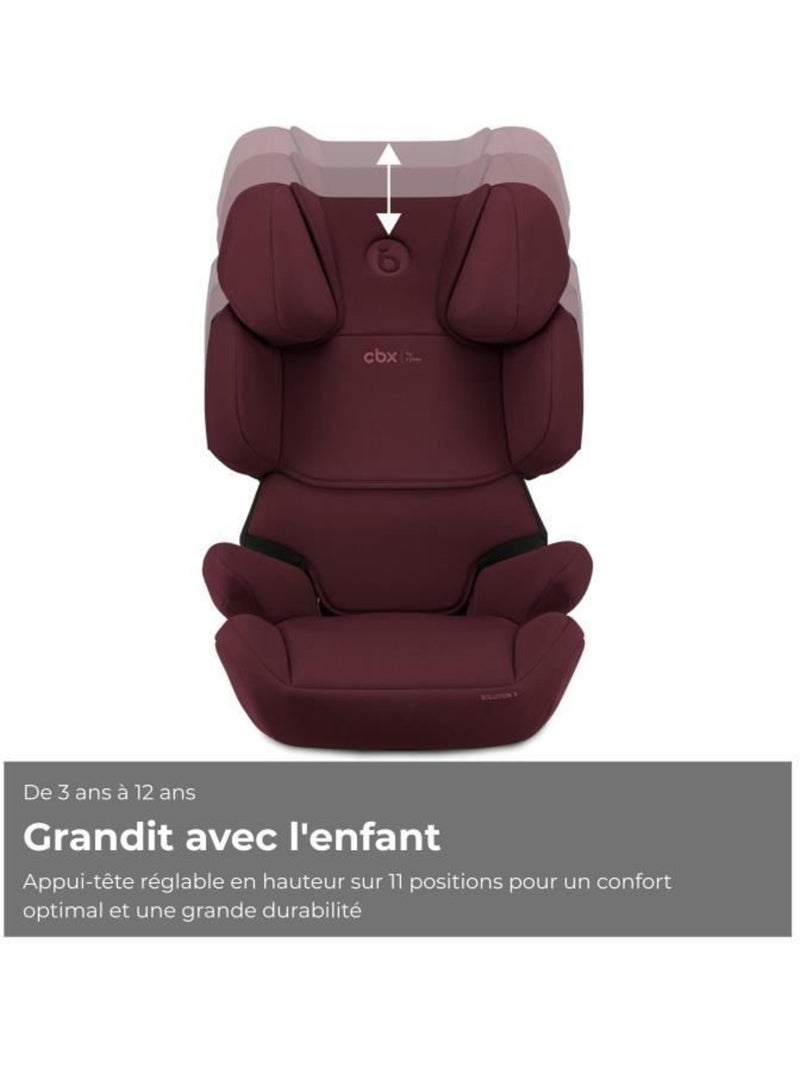 Siège auto rehausseur i-size 100-150 cm groupe 2/3 isofix - solution x i-fix - cbx by cybex Rouge - Kiabi