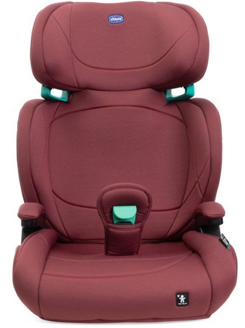 Siège auto rehausseur i-size 100-150 cm groupe 2/3 léger - quizy lite - chicco Rouge rubis - Kiabi