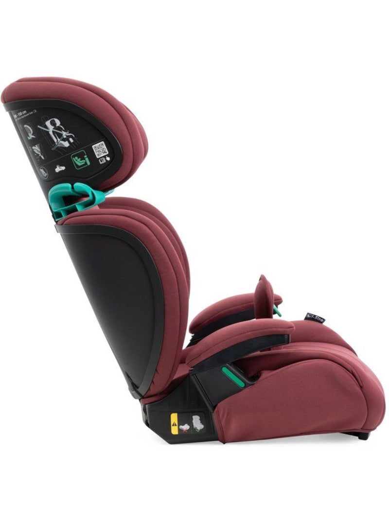 Siège auto rehausseur i-size 100-150 cm groupe 2/3 léger - quizy lite - chicco Rouge rubis - Kiabi