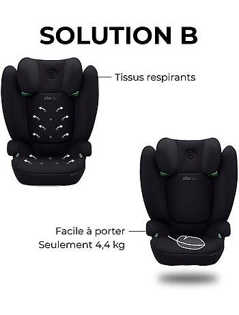 Siège auto rehausseur i-size 100-150 cm groupe 2/3 isofix - solution b i-fix - cbx by cybex