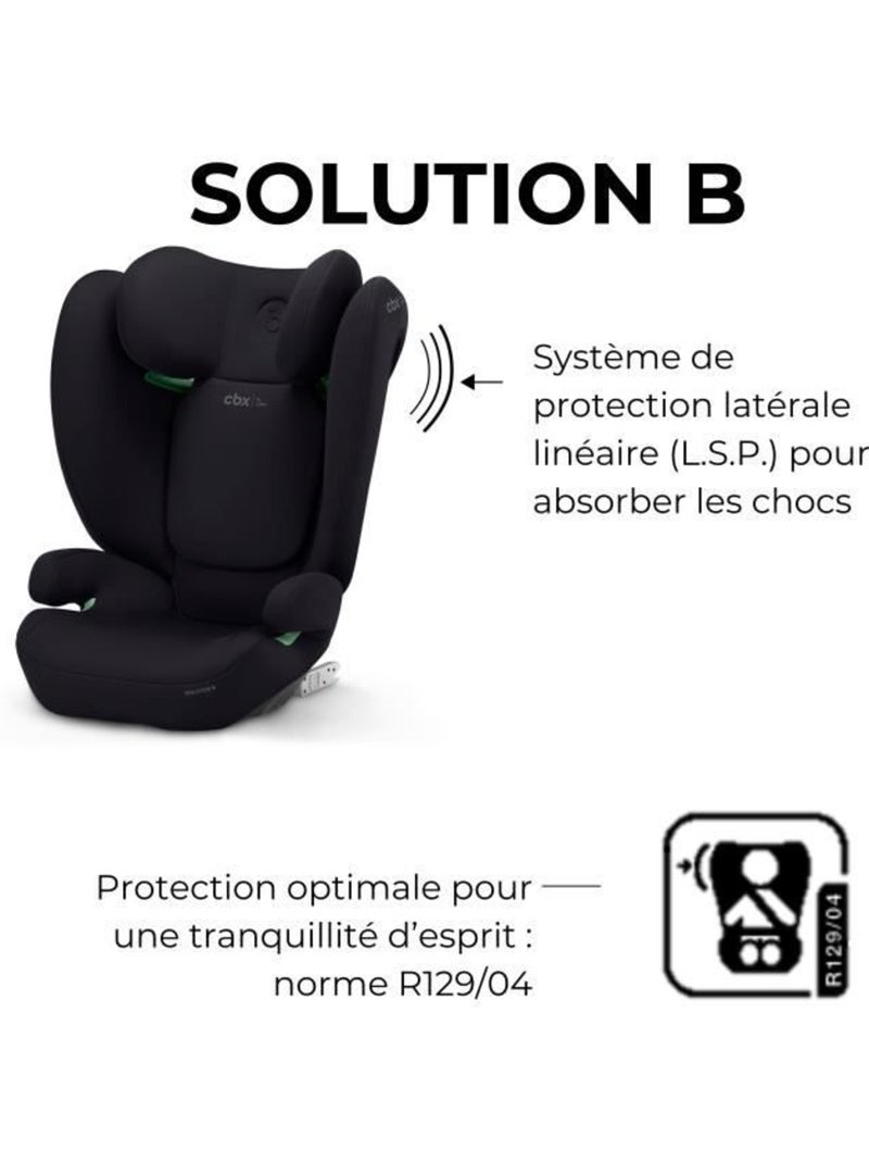 Siège auto rehausseur i-size 100-150 cm isofix - solution b i-fix - cbx by cybex Noir - Kiabi