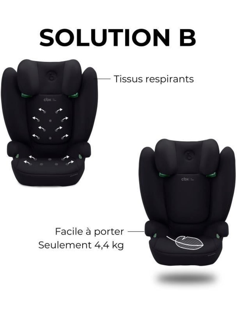 Siège auto rehausseur i-size 100-150 cm isofix - solution b i-fix - cbx by cybex Noir - Kiabi