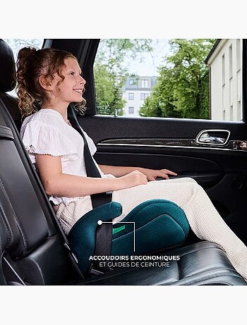 Siège Auto Rehausseur Kinderkraft I-BOOST 2 i-Size 125-150 cm avec Accoudoirs et Housse Lavable