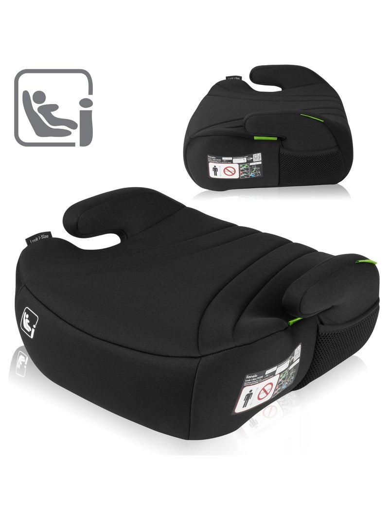 Siège auto rehausseur LIONELO Luuk i-Size - 125-150 cm - Groupe 2/3 (22-36 kg) - Léger Noir - Kiabi