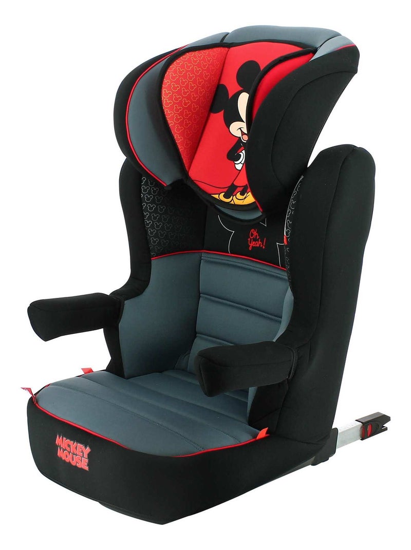 Siège Auto Rehausseur Rway Easyfix Groupe 2/3 (15-36kg) - Disney Mickey Noir - Kiabi